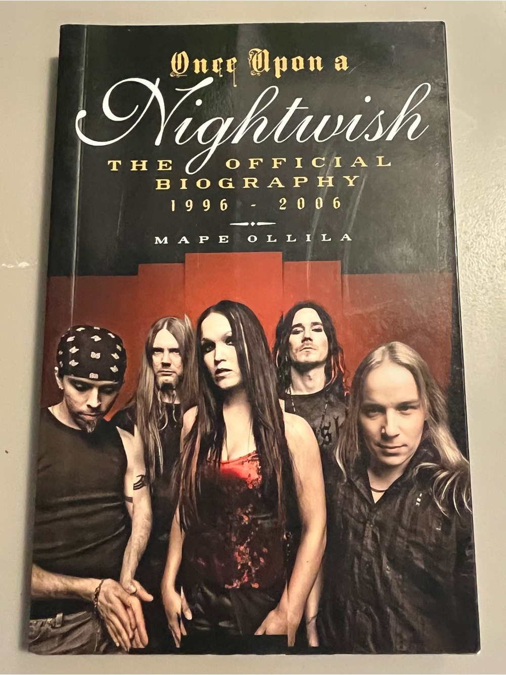 Once Upon a Nightwish: The Official Biography 1996-2006 - Black/Red Hardcover